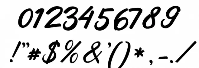 HelloZone Шрифта ДРУГИЕ символов