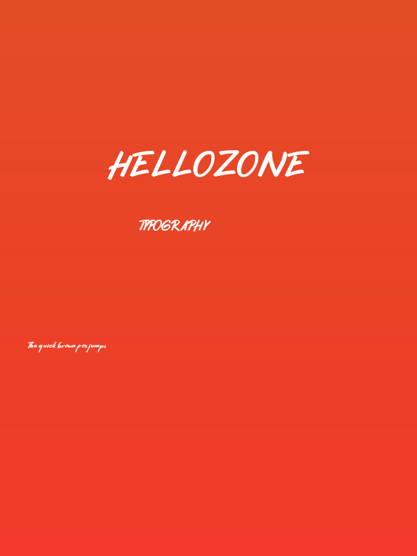 HelloZone Poster
