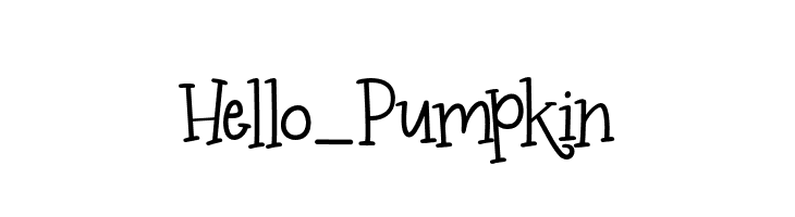 Hello_Pumpkin  Скачать бесплатные шрифты