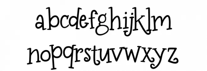 Hello_Pumpkin フォント 小文字