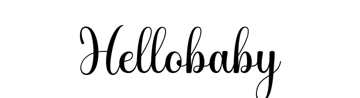 Hellobaby  les polices de caractères gratuit tlcharger