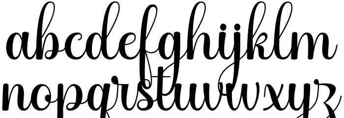 Hellobaby Font LOWERCASE