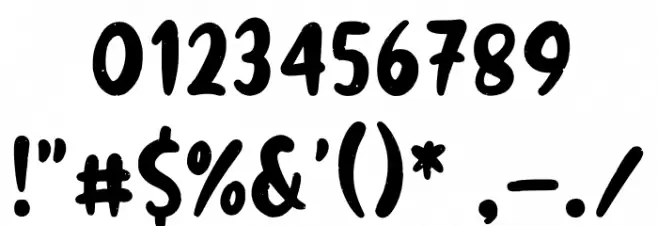 Hellobay Regular Font OTHER CHARS