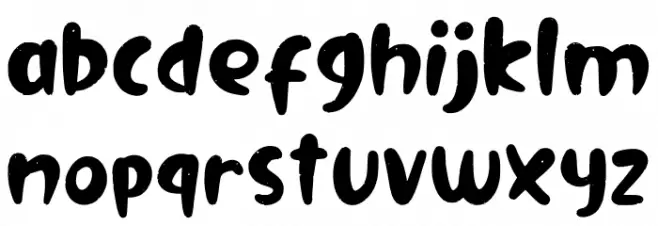 Hellobay Regular Font LOWERCASE