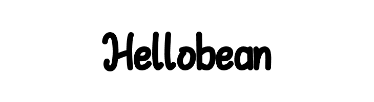 Hellobean  フリーフォントのダウンロード