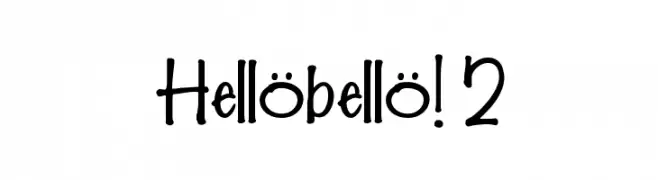 Hellobello! 2  नि: शुल्क फ़ॉन्ट्स डाउनलोड