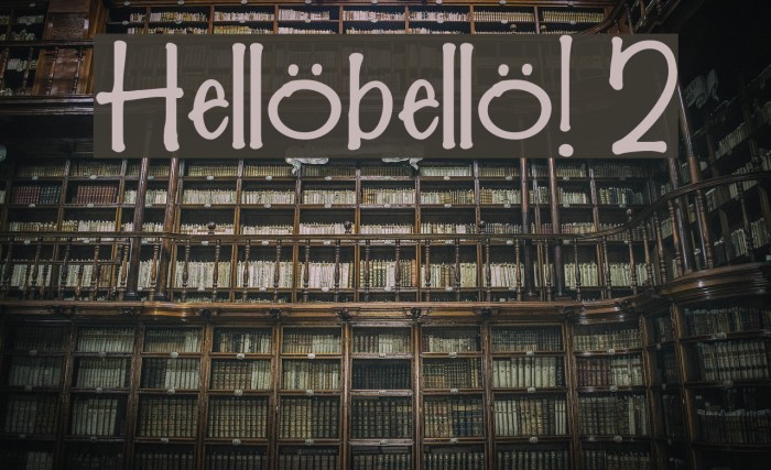 Hellobello! 2 Font examples