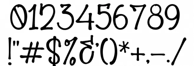 Hellobello Font OTHER CHARS