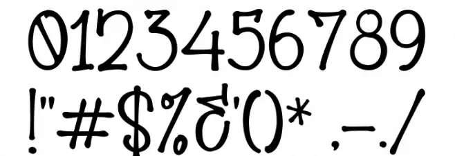 Hellobello! Font OTHER CHARS