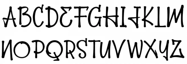 Hellobello! Schriftart Groß