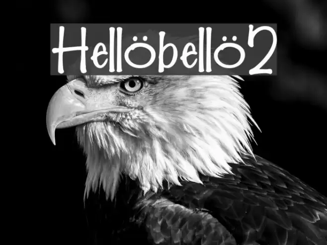Hellobello2 Font examples