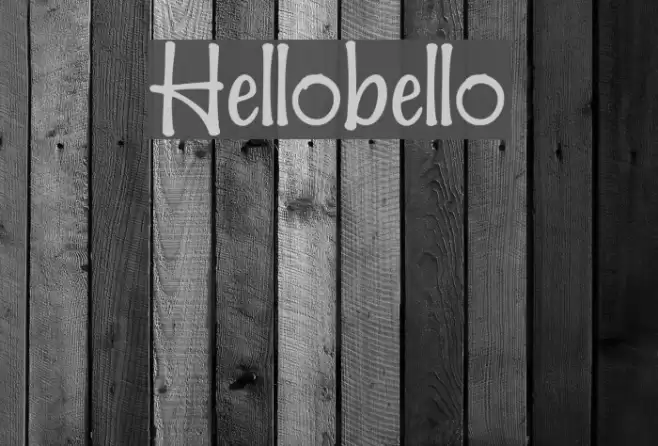 Hellobello Font examples