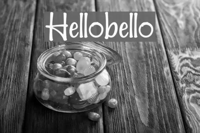 Hellobello Font examples