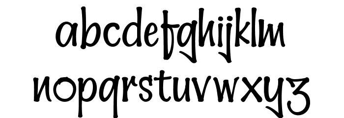 Hellobello Font LOWERCASE