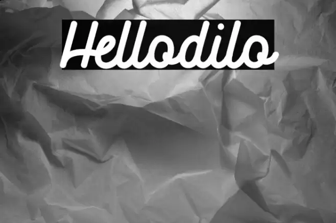 Hellodilo Font examples