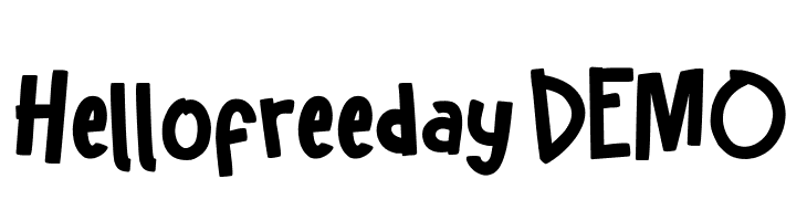 Hellofreeday DEMO  नि: शुल्क फ़ॉन्ट्स डाउनलोड