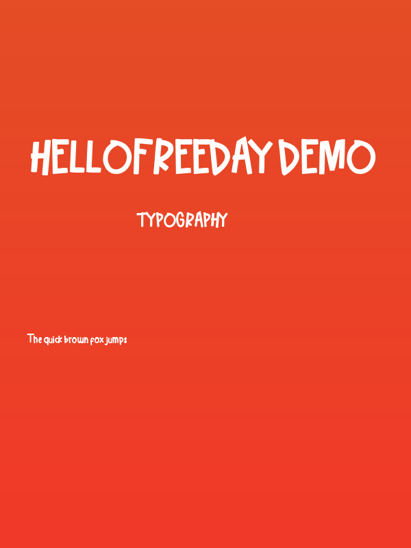 Hellofreeday DEMO Poster