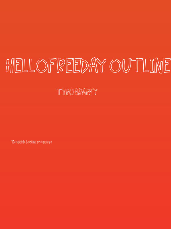 Hellofreeday Outline DEMO Poster