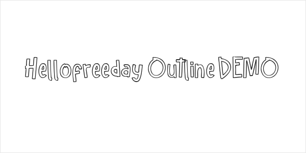 Hellofreeday Outline DEMO Logo