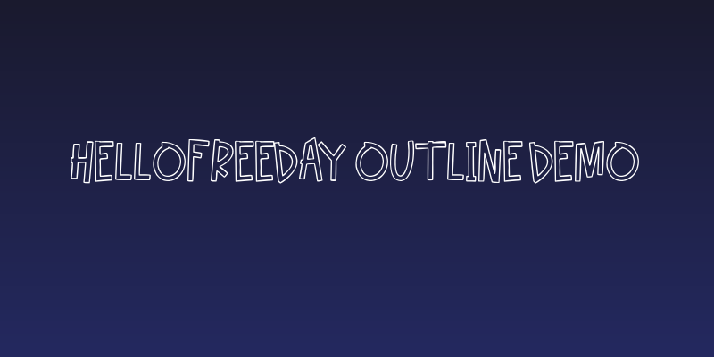 Hellofreeday Outline DEMO Social Header