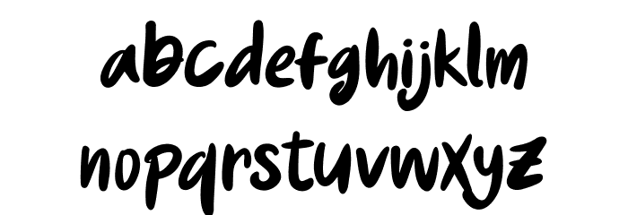 Hellokids Font LOWERCASE