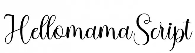 HellomamaScript  Frei Schriftart Herunterladen