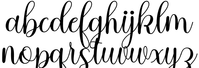 HellomamaScript Font LOWERCASE