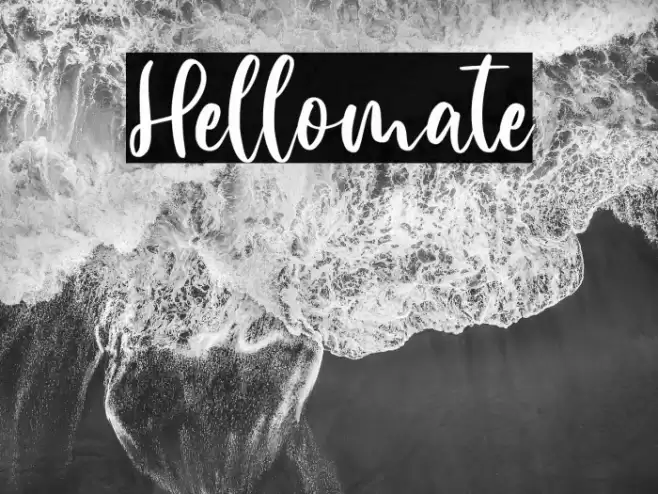 Hellomate Font examples