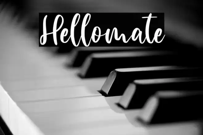 Hellomate Font examples