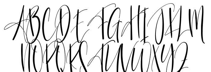 Hellonita Font UPPERCASE