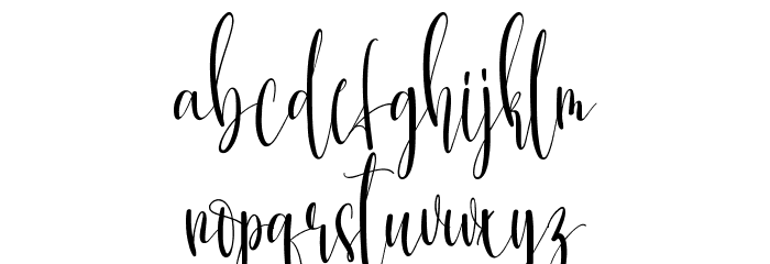 Hellonita Font LOWERCASE