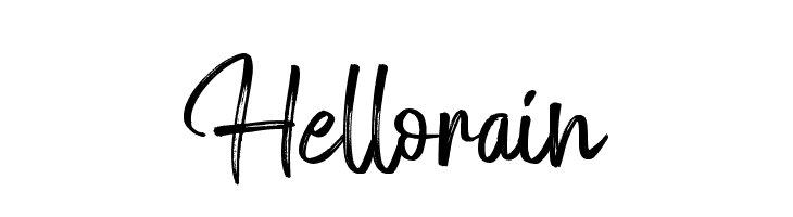 Hellorain  免费字体下载