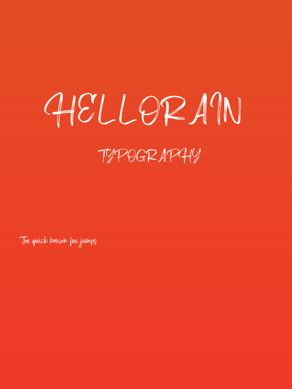 Hellorain Poster