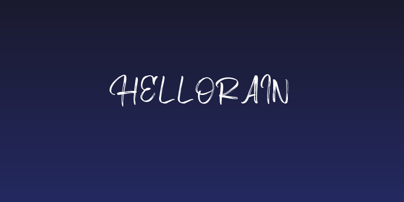 Hellorain Social Header