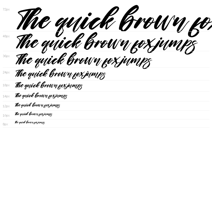 Helloria Abigail Italic Waterfall