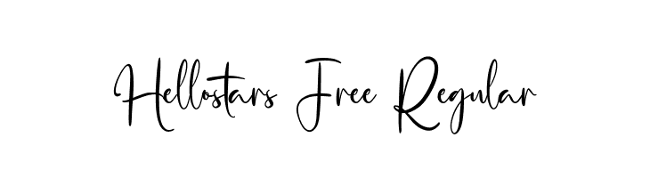 Hellostars Free Regular  Descarca Fonturi Gratis