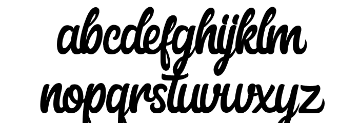 Hellosty Blast Font LOWERCASE
