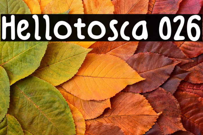 Hellotosca 026 Example 1