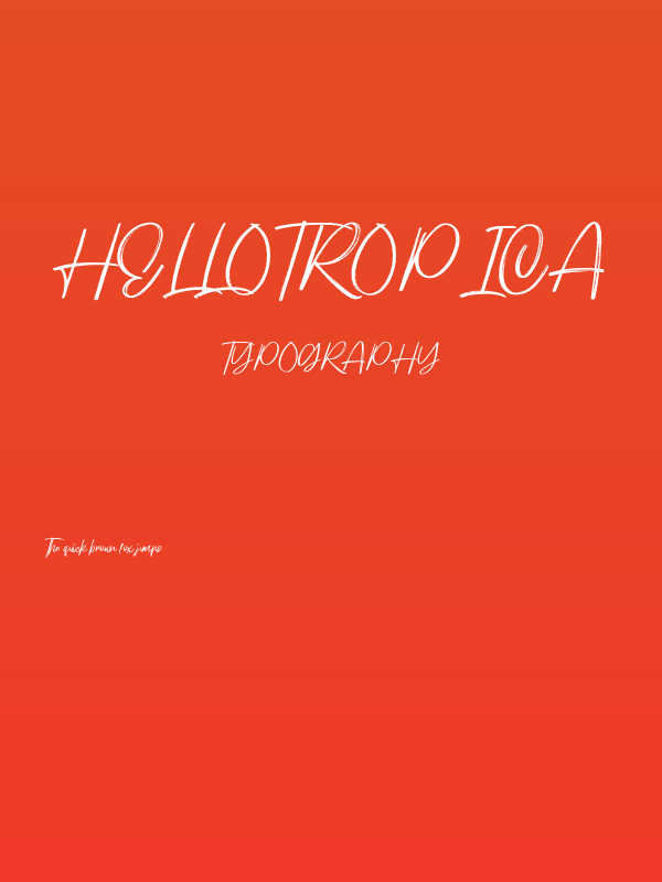 Hellotropica Poster