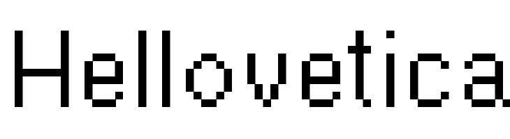 Hellovetica Font