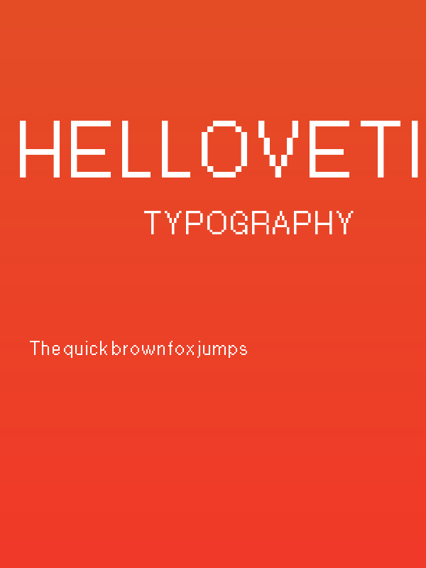 Hellovetica Poster