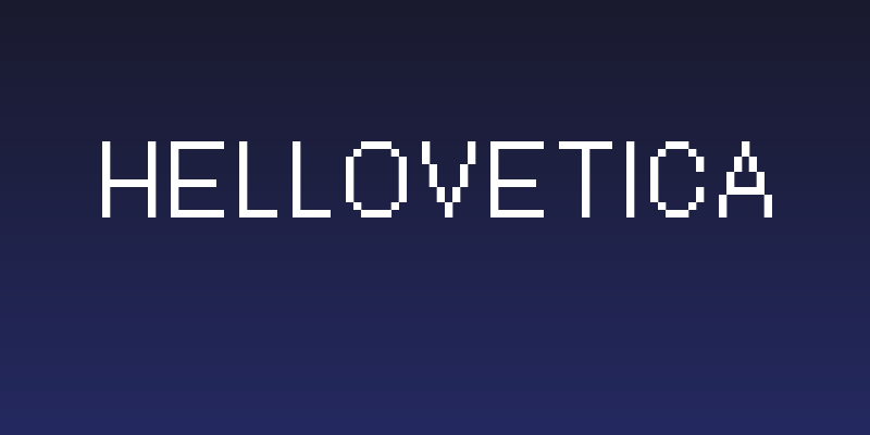 Hellovetica Social Header