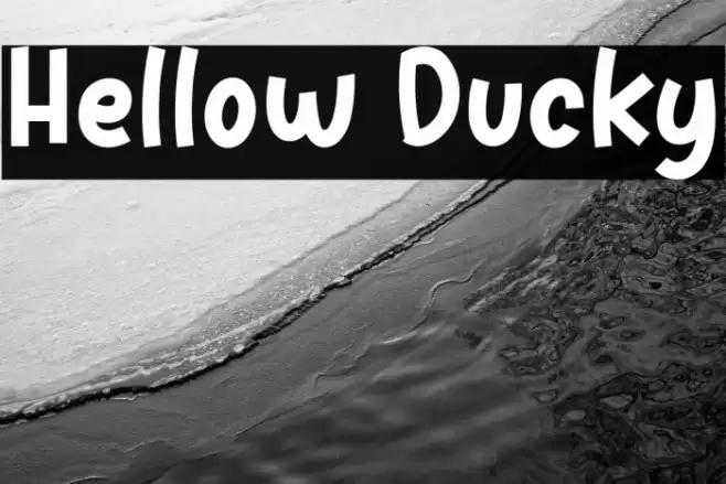 Hellow Ducky Font examples