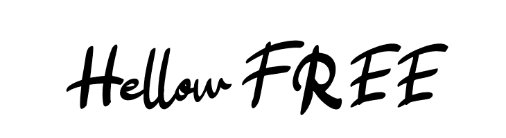 Hellow FREE  Frei Schriftart Herunterladen
