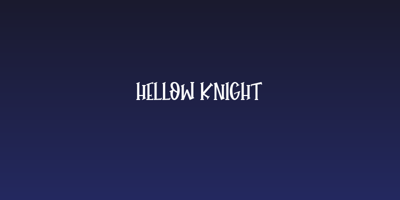 Hellow Knight Social Header