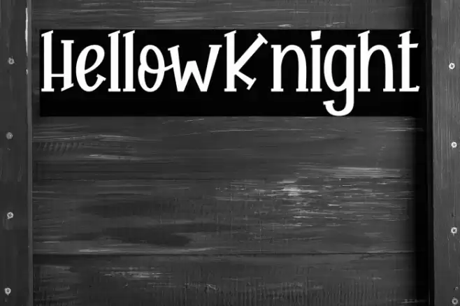 HellowKnight Font examples