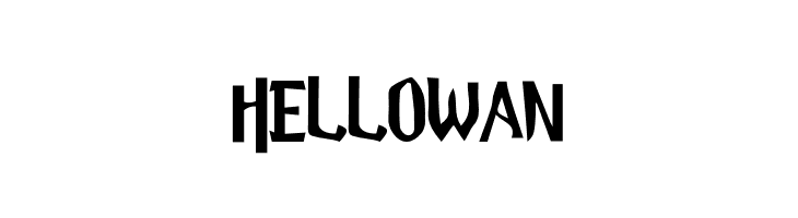 Hellowan  नि: शुल्क फ़ॉन्ट्स डाउनलोड