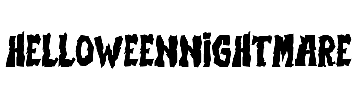 Helloween Nightmare  नि: शुल्क फ़ॉन्ट्स डाउनलोड