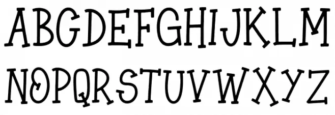 Helloween फ़ॉन्ट लोअरकेस