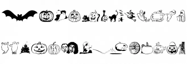 Helloween Font UPPERCASE